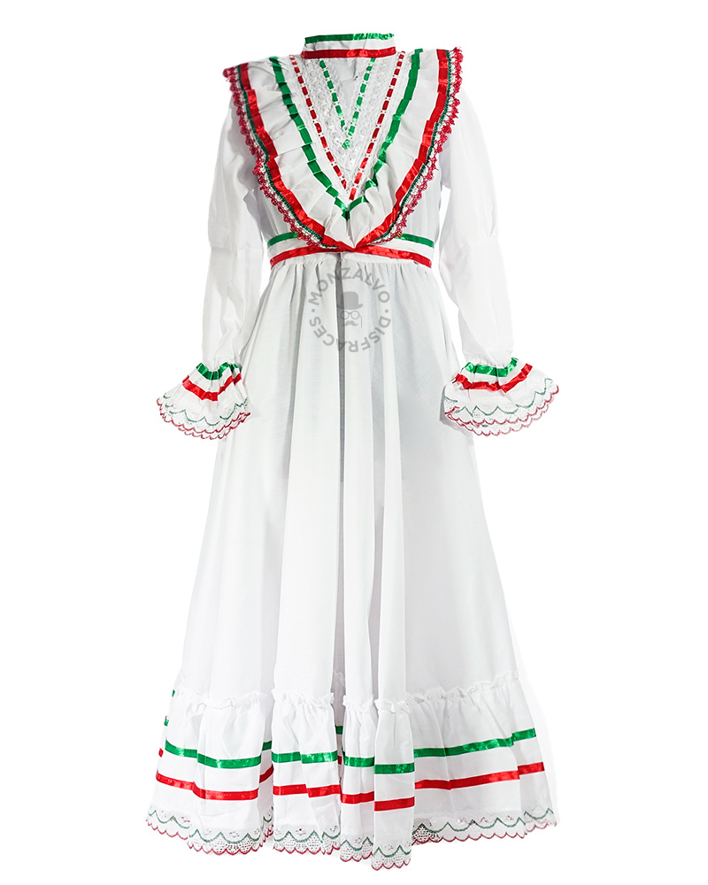 Vestido tricolor